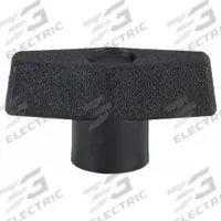 INNOVATIVE COMPONENTS Hand Knob: T, Plastic w/ Steel Thread, 1/4"-20 Thread, 2 in Dia (MPN GN4C----T5-B-21). Key specifications — Seal Material: Nylon; Brand: INNOVATIVE COMPONENTS.
