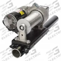 SPALDING Electric Winch: Steel, Black/Silver, 14 in Overall Wd, Key Switch, Electric Winch (MPN 402-742). Key specifications — attr985526: SPALDING; attr985545: Divider Curtains; attr985550: Steel; attr985546: Key Switch; attr985543: Silver; attr1031786: Electric Winch.