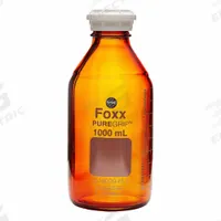 FOXX LIFE SCIENCES Glass Media, BOD, & Specialty Lab Bottles - Glass Lab Media Bottles: 2 L, GL45 (MPN 1519030-FLS). Key specifications — Closure Type: Screw-On; Mouth Size: Wide; Screw Closure Size: GL45; Brand: FOXX LIFE SCIENCES; Body Color: Amber.