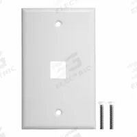 JONARD TOOLS Port Wall Plate: 1 Gang, 1 Port (MPN K-W1/10). Key specifications — Brand: JONARD TOOLS; Compatible Connector Type: Keystone Jack Modules.