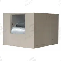 MASTERCOOL Ducted Evaporative Cooler: 2,200 sq ft, 34 5/8 in x 42 in x 52 in, 12 in Pad Thick (MPN 2YAE7-4UE46-3X276). Key specifications — Brand: MASTERCOOL; Evaporative Cooler Voltage: 115/230V AC; Includes Drive Package: Drive Package Included; Drive Package Installation: Assembly Required.
