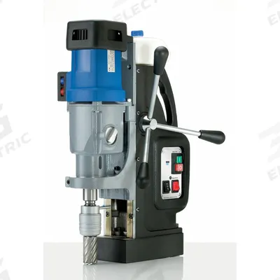 CS UNITEC Magnetic Drill: 40 RPM – 600 RPM, Electric Magnet, 10 in Drill Travel - Standard Magnetic Drill Presses