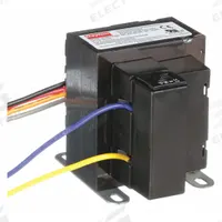 DAYTON Class 2 Transformer: 75 VA Power Rating, 120V AC/208V AC/240V AC/480V AC, 24V AC, Foot (MPN 4VZF5). Key specifications — Brand: DAYTON; Connection - Primary: Wire Lead; Connection - Secondary: Wire Lead; Input Voltage: 208V AC; Mounting: Foot; Output Voltage: 24V AC.