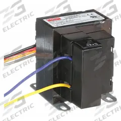 DAYTON Class 2 Transformer: 75 VA Power Rating, 120V AC/208V AC/240V AC/480V AC, 24V AC, Foot (MPN 4VZF5). Key specifications — Brand: DAYTON; Connection - Primary: Wire Lead; Connection - Secondary: Wire Lead; Input Voltage: 208V AC; Mounting: Foot; Output Voltage: 24V AC.