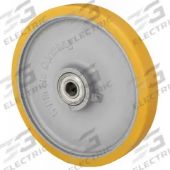 APPROVED VENDOR Caster Wheel: 11 13/16 in Wheel Dia., 1 3/4 in Wheel Wd, Polyurethane, Iron, Std (MPN GTH 301/25K). Key specifications — Brand: APPROVED VENDOR; Wheel/Tread Color: Yellow.