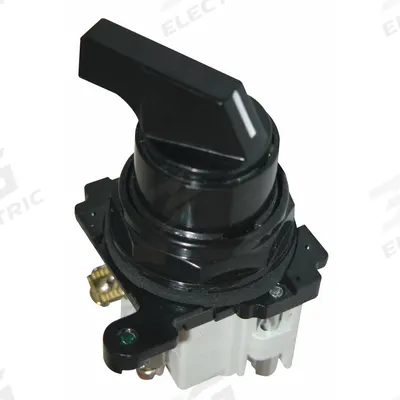 EATON Selector Switch: 30 mm Panel Mounting Size, 2 Positions, Short Lever, 1NO/1NC - Selector Switches