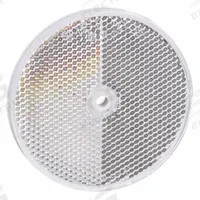 TELEMECANIQUE SENSORS Round Sensor Reflector: Non-Polarized, Round, Acrylic, 76 mm Overall Dia (MPN RF30). Key specifications — Product Type: Non-Polarized Photoelectric Sensor Reflector; Brand: TELEMECANIQUE SENSORS; Manufacturer Part Number: RF30; Compatible Product Type: XU Photoelectric Sensors; Material: Acrylic; Polarization: Non-Polarized.