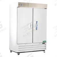 AMERICAN BIOTECH SUPPLY Pharmacy Refrigerator: 49 cu ft, Upright, 2°C to 7°C, 34 3/4 in Overall Dp (MPN PH-ABT-HC-S49S). Key specifications — Door Opening Style: Right; Color: White; Alarm Type: Temperature; Manufacturer Part Number: PH-ABT-HC-S49S; Brand: AMERICAN BIOTECH SUPPLY; Product Type: Pharmacy Refrigerator; Door Type: Swing Solid; Refrigerant Type: R-290.