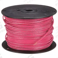SOUTHWIRE Hookup Wire: 16 AWG Conductor Size, Pink, 500 ft Overall Lg, 600 V Volt (MPN 411020511). Key specifications — Brand: SOUTHWIRE; Product Type: Machine Tool Wire; Standards: UL 1020; Manufacturer Part Number: 411020511.