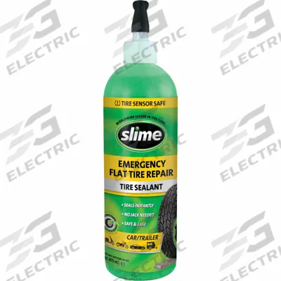 SLIME Tire Sealant: Tire Repair Sealant, Liquid, Bottle, 16 oz Container Size - Tire Sealants