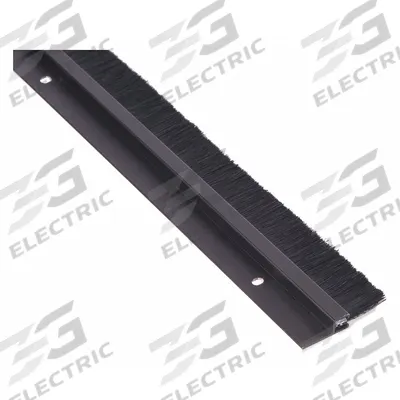 NATIONAL GUARD Door Weatherstripping: Brush Insert, 3 ft Lg, 2 1/16 in Wd - Metal Leaf Weatherstripping