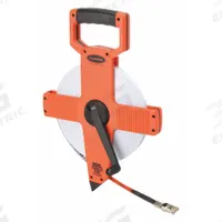 KESON Long Tape Measure: Manual, OTR-18-200, SAE, 200 ft, 1/8 in, Plastic, 200 ft Blade Lg (SAE). Key specifications — attr939846: OTR-18-200; attr939849: Fiberglass; attr939859: Nonmagnetic Single Hook; attr939850: Single-Sided; attr939855: 1/8 in; attr944023: Hook End; attr940484: KESON; attr985224: Plastic.