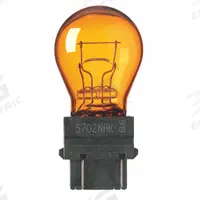 APPROVED VENDOR Incandescent Bulb: Incandescent, Plastic Wedge Double Filament (W2.5x16q), (S) Sign (MPN 5702NAK-10PK). Key specifications — Brand: APPROVED VENDOR; Voltage: 14V AC; Bulb Shape: S8; Light Color: Amber; Trade Number: 5702NAK.
