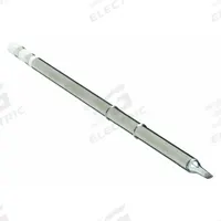 HAKKO Soldering Tip: T15 Series, Bevel, 1.7 mm W, 18 mm Lg (MPN T15-BC15). Key specifications — Brand: HAKKO; Compatible Handpiece Manufacturer Model Number: FM-2028; Manufacturer Part Number: T15-BC15.