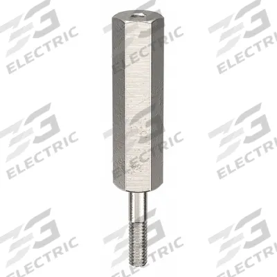 APPROVED VENDOR Standoff: Male x Female, 1 7/8 in Lg, Hex, Aluminum, Plain, 3/8 in Hex Wd - Aluminum Male x Female Standoffs