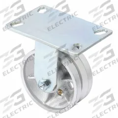 APPROVED VENDOR Plate Caster: Rigid, Iron, 5 in Wheel Dia, 2 in Wheel Wd, 6 1/2 in Mounting Ht, Slot (MPN P21R-C050R-16-VG1). Key specifications — attr1100373: APPROVED VENDOR.