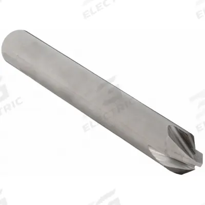 APPROVED VENDOR Chamfer Mill: Carbide, 4 Flute, 60°, 3/16" Mill Dia, 2" OAL (MPN 209-064187) - Carbide Chamfer Mills