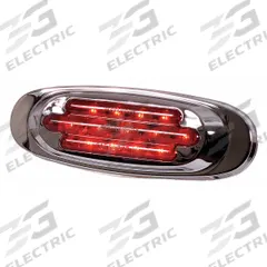 MAXXIMA Clearance Marker Light: Clearance Light, LED, Oval, Surface Mount, Red, Hole, PL-2 Connector (MPN M72270R). Key specifications — Lens Color: Red; Brand: MAXXIMA; Electrical Connection: PL-2 Connector; Lighting Technology: LED; Mount Type: Hole; SAE Lens Code: P2.