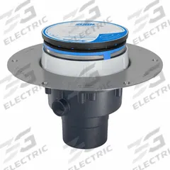 ZURN Floor Drain: 9 7/8 in Overall Dia, 5 in Grate Size, 3 in Nominal Pipe Size, Solvent Weld, PVC (MPN EZ2-PV2-SS). Key specifications — Color: Silver; Connection Type: Solvent Weld; Brand: ZURN; Includes: Stainless Mesh Screen.