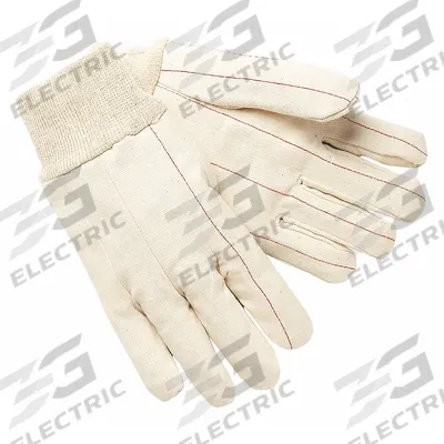 MCR SAFETY Knit Gloves: L ( 9 ), Glove Hand Protection, Uncoated, 500°F Max Temp, Cotton - Uncoated Knit Gloves