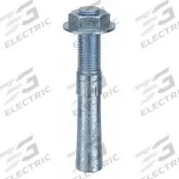 MKT FASTENING Wedge Anchor: 9 in Overall Lg, 1 1/4 in Dia, 1 1/4"-7 Thread Size, Steel, Steel, 5 PK (MPN 2511490). Key specifications — Brand: MKT FASTENING; Anchor Type: Wedge; Finish Type: Zinc Yellow.
