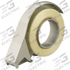 SCOTCH Strapping Tape Dispenser: For 1 in Max Tape Wd, For 5 1/2 in Max Tape Roll Dia, Plastic (MPN H12). Key specifications — Brand: SCOTCH; Handle Grips: Pistol.