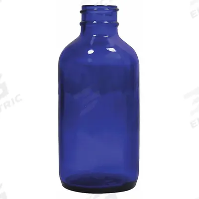 QORPAK Bottle: 60 mL, Blue, 20-400 mm, No Closure, 240, No Closure - Clear Narrow Mouth Round Glass Lab Bottles