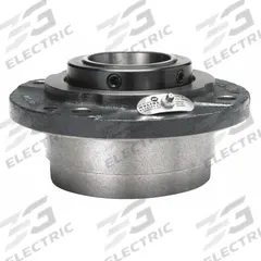 MOLINE BEARING Flange Bearing: Tapered Roller, 2 15/16 in Bore, Cast Iron, Set Screws, 8 3/4 in Lg (MPN 19331215). Key specifications — Bore Type: Cylindrical; Brand: MOLINE BEARING; Lubricant Material: Lithium Complex Grease; Mounting Bolt Size: 5/8 in; System of Measurement: Inch.