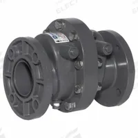 HAYWARD Check Valve: Swing, Inline Valve Body, 3 in Pipe Size, Flange x Flange, PVC, 34°F to 140°F (MPN SW1300EC). Key specifications — Brand: HAYWARD.