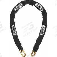 ABUS Maximum Security Chain: 6 ft Lg, 9/16 in Chain Dia, Zinc, Yellow (MPN 00718). Key specifications — Includes Chain Cover: Yes; Coating Material: Nylon; Environment: Indoor and Outdoor; Brand: ABUS.