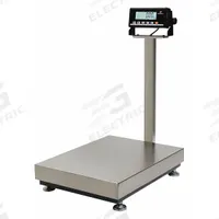 MEASURETEK Shipping Scale: 150 lb Wt Capacity - Imperial, 14 5/8 in Weighing Surface Dp, kg/lb, LCD (MPN 12R964). Key specifications — Readability: 0.01 kg/0.02 lb; Connection Ports: USB; Weighing Surface Material: Stainless Steel.