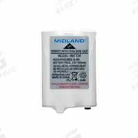MIDLAND Radio Battery: Fits Midland, For LXT/X-Talker T50/X-Talker T60 Series, 700 mAh, AVP14. Key specifications — Manufacturer Part Number: AVP14; Brand: MIDLAND; Compatible Radio Brand: Midland; Battery Type: Nickel-Metal Hydride; Waterproof: No; Compatible Radio Series: X-Talker T50; Compatible Radio Type: Handheld; Compatible Radio Manufacturer Model Number: T61.