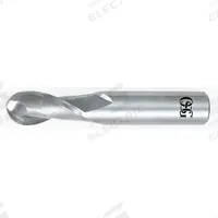 OSG Ball End Mill: Carbide, 2 Flute, 5/8" Mill Dia, 1-1/4" LOC, 3-1/2" OAL (MPN 402-6250-BN)