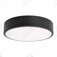 LED Flush Mount: 12 in Dia, Black, 2 1/2 in Ht, 1,600 lm, 2700K/3000K/3500K/4000K/5000K, 20 W, BAYF (MPN BAYF12LAJUDBK). Key specifications — Voltage: 120 to 277V AC; Brand: AFX INC.; For Bulb Type: Integrated LED; Includes Bulb: No; Color Temperature: 3000K; Housing Finish/Color (Broad): Black.