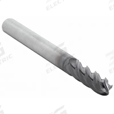WIDIA HANITA Ball End Mill: Carbide, TiAlN Coated, 4 Flute, 3/16" Mill Dia, 5/8" LOC - Fast-Cutting Carbide Ball End Mills for Steel & Cast Iron