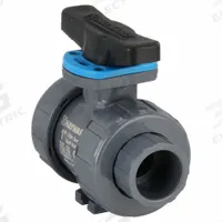 HAYWARD FLOW CONTROL Manual Two-Way Ball Valve: 1 in, PVC, Straight, 250 psi Max. Pressure (CWP) (MPN TBH1100ASTV0Z00). Key specifications — Brand: HAYWARD FLOW CONTROL; Handle: Locking Tee.