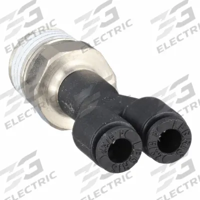 LEGRIS Push-Fit Wye Fitting: 1/4 in Pipe x 5/32 in OD x 5/32 in OD Size, 1 5/16 in Overall Lg - Nylon & Nickel-Plated Brass Tube Fittings