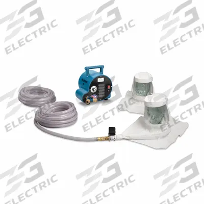 ALLEGRO Tyvek Hood Breathing Air Blower Resp Sys: 50 ft Hose Lg, Single Bib Hood - Allegro Complete SAR Systems