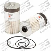 FLEETGUARD Automotive Fuel Filter: 14 in Overall Lg, 3 13/16 in Outside Dia, 1 1/4 in Inside Dia (MPN FS19728). Key specifications — attr434022: FLEETGUARD; attr427730: Plastic; attr1017112: Trucks; attr1017113: BMC Trucks.