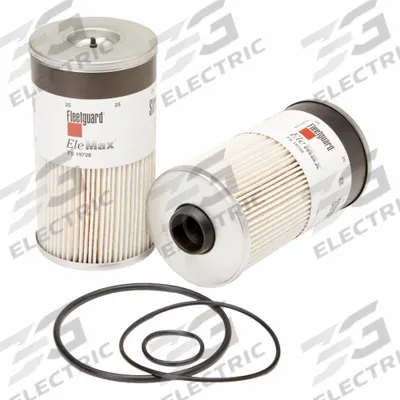 FLEETGUARD Automotive Fuel Filter: 14 in Overall Lg, 3 13/16 in Outside Dia - Can-Type Fuel/Water Separators