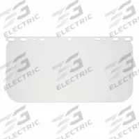 MCR SAFETY Face Shield Visor: 15 1/2 in Overall Wd, 8 in Overall Ht, 0.04 in Overall Thick, Clear (MPN 487400). Key specifications — Material: Polycarbonate; Brand: MCR SAFETY; Compatible Grainger Part Number: 3NMD3.