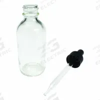 APPROVED VENDOR Dropper Bottle: Round, 30 mL, 1 fl oz, Soda Lime Glass, Colorless, Closure Included (MPN BDPSC-1OZ). Key specifications — Shape: Round; Brand: APPROVED VENDOR.
