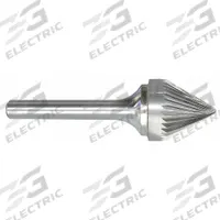APPROVED VENDOR Carbide Bur: 60° Cone, SJ-9, Single Cut, 1" x 15/16" Head, 1/4" Shank (MPN 310-001167). Key specifications — Trade Number: SJ-9; Brand: APPROVED VENDOR.