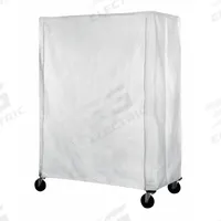 EAGLE GROUP Utility Cart Cover: White, Nylon, Hook-and-Loop, 60 in Wd, 74 in Ht, 24 in Dp (MPN CVC-74-2460). Key specifications — For Use With: CSC2436E; Brand: EAGLE GROUP.