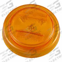 GROTE Clearance Marker Lamp: Clearance Light, LED, Round, Amber, Bracket/Grommet, PL-10 Connector (MPN 46143). Key specifications — Lens Color: Amber; Brand: GROTE; Electrical Connection: PL-10 Connector; Lighting Technology: LED; Mount Type: Bracket; SAE Lens Code: PC.