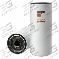 FLEETGUARD Automotive Oil Filter: B96MPG, LF3363, 1 1/2"-12 UNS-2B Thread Size, 14 3/8 in Overall Lg. Key specifications — Baldwin Interchange: B96MPG; FleetGuard Interchange: LF3363; Brand: FLEETGUARD; Compatible Vehicle Make: Caterpillar; Media Material: Plastic.