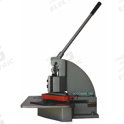 WOODWARD FAB Manual Metal Stock Notcher: 90°, 6 in Notch Dp, 6 in Notch Lg - Machining