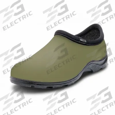 SLOGGERS Loafer Shoe: B, 7 Size, Olive Green, Loafer Shoe - Loafer-Style Plain-Toe Shoes