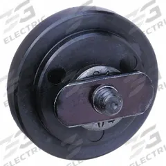 80/20 Roller Wheel: 2 in Roller Dia, Flat, Plain, 23/32 in Roller Wd, 5/16"-18 Thread (MPN 2290). Key specifications — Brand: 80/20.