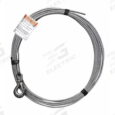 OZ LIFTING PRODUCTS Cable Assembly: Cable, 45 ft Line Lg - Cables for Davit Cranes